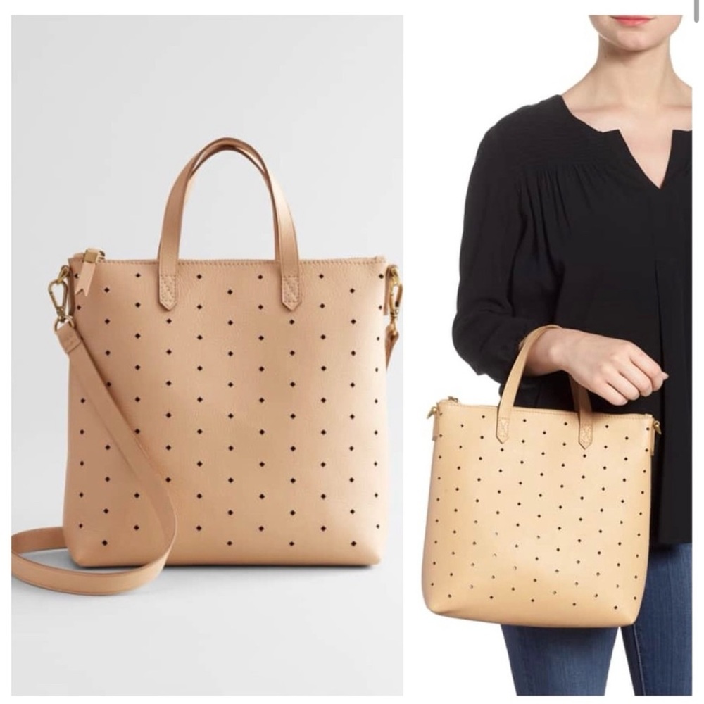 Madewell Bags Madewell Mini Transport Perforated Leather Bag